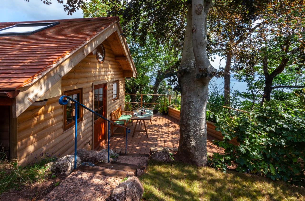 Porthole Log Cabin Minehead Exterior photo